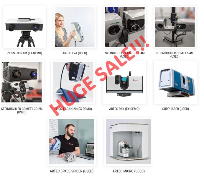 Get premium 3D scanning quality without the premium price tag! 

Check out #CentralScanning's meticulously maintained used 3D scanners. 

Full training and support with every purchase. Why pay more?

🔗 central-scanning.co.uk/product-catego…

#3DScanners #3DScanning #UsedEquipment #Secondhand