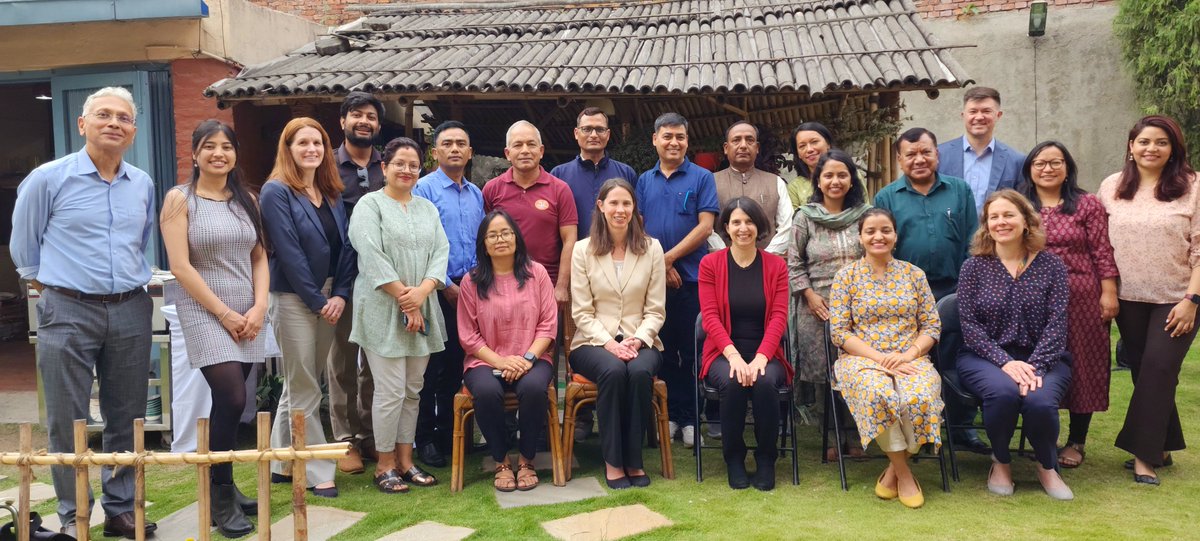 During the <a href="/USAID/">USAID</a> Local Works Roundtable at @ScottWilsonNepal's office with <a href="/USAID/">USAID</a>'s Senior Advisor for Localization Sarah Rose, <a href="/USAID/">USAID</a> DAA Shereen Faraj and USAID Local Works partners, to discuss successes, opportunities and challenges while working with the <a href="/USAID/">USAID</a> Local Works.