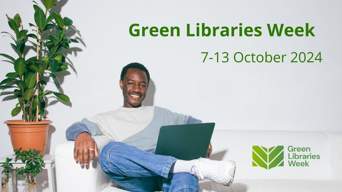 🌱#GreenLibrariesWeek returns for 2024 - October 7-13! Time to start planning your wonderfully creative green activities. Stay tuned for new library resources coming soon. librariesweek.org.uk