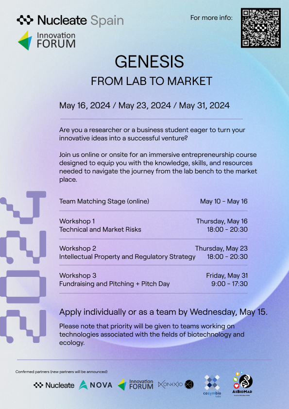 The #laCaixaFoundFellows Michał Prokop is co-organizing “Genesis: from lab to market,” an entrepreneurship course that aims to help researchers bring their new ideas from lab to market.

More info here: 👀👇

bit.ly/3UKlaUp