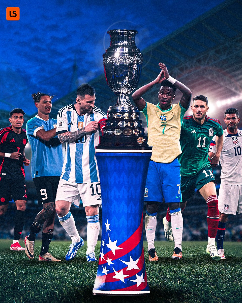 Just ONE MONTH until @CopaAmerica 2024 🤩 Who's lifting it? 🏆