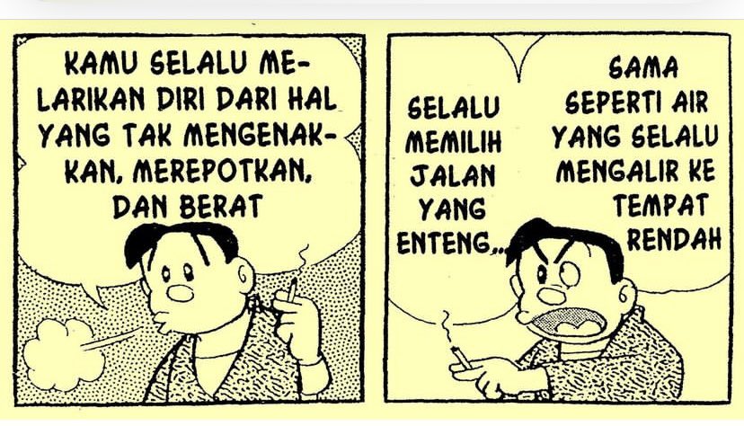 Ertaysa's tweet photo. Camkan lah!! Petuah bapak nobi ini 😌

Jangan malas,mau enak dan selalu lari ke hal yang gampang.

“Jgn seperti air yang selalu mengalir ke tempat rendah” https://t.co/eKlBDsHaAQ