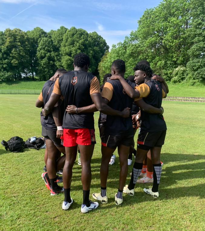 Day 2 Munich Update First training session Day 2 Covered and Rugby Cranes are in good shape. Team is headed for pool recovery session. #SupportRugbyCranes7s