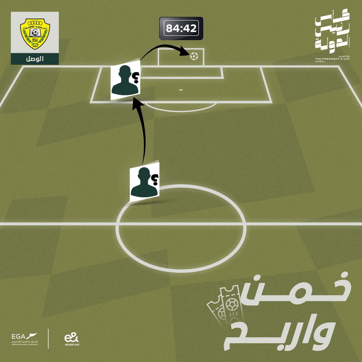 رأسية رائعة من لاعب الوصل سكنت الشباك ⚽️

خمن الهدف واربح تذكرتين لمباراة نهائي #كأس_رئيس_الدولة🤩

لا تنسى إعادة التغريد 🔃
سيتم اختيار الفائز بشكل عشوائي 🙌
