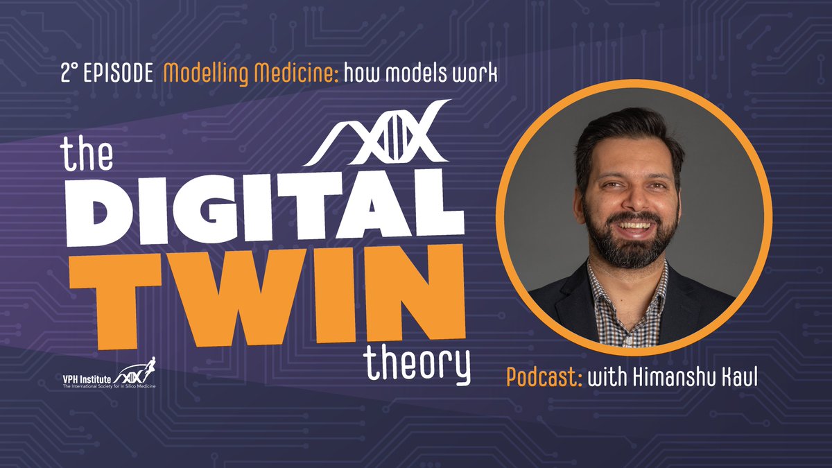 What is a #ComputerModel? 
How can we build one? 
How can they be used to improve #healthcare?

Answers to all these questions in the second episode of 'The #DigitalTwin Theory', a #podcast by our @VPH_Institute colleagues with @HDKaul!

Listen now! 👇
spoti.fi/3WHZXwJ