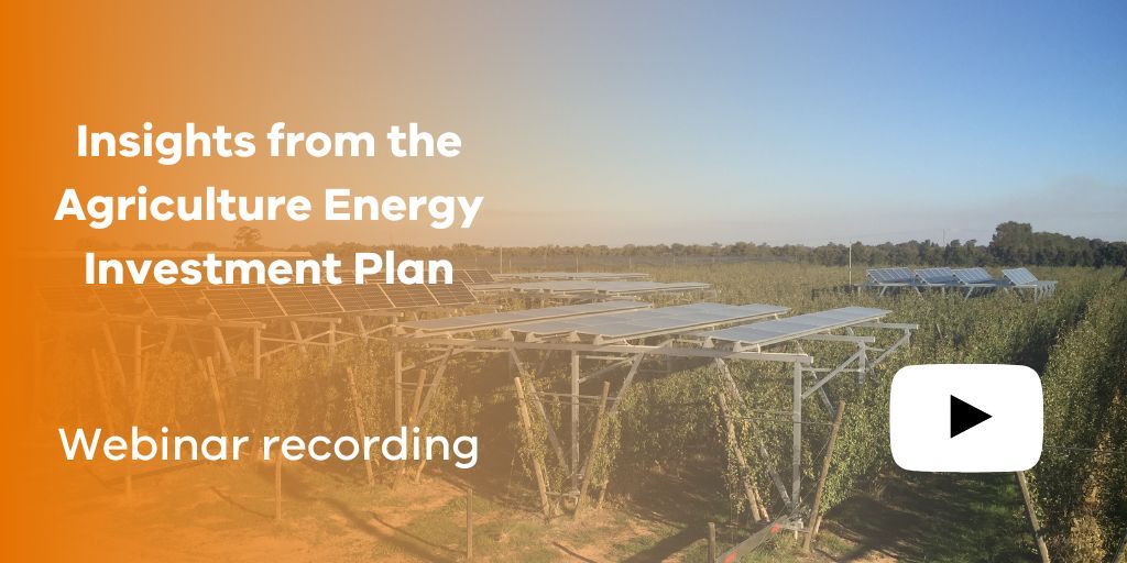 Agriculture Victoria hosted a webinar to share insights and key findings from the research and demonstration projects completed under the Agriculture Energy Investment Plan.

Watch the recording here: buff.ly/3Wi2xte
