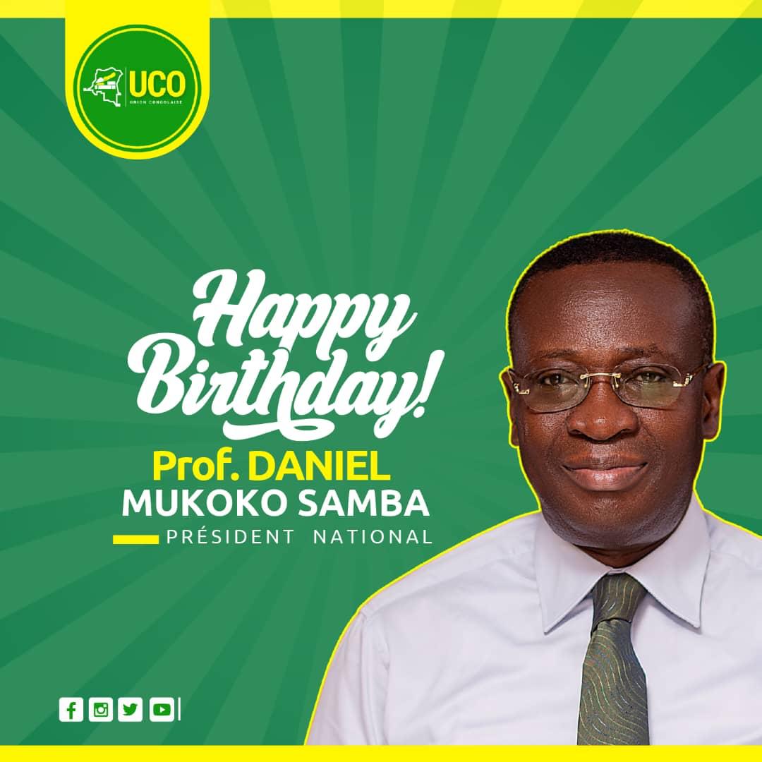 Joyeux anniversaire à l'Honorable Député National et professeur @DMukokoSamba ! Nous vous souhaitons une journée remplie de joie et de célébrations. Votre service dévoué à votre pays et à votre communauté est une source d'inspiration pour nous tous. 🎂🎂🎊🎊🎉🎉 @leParrainRDC
