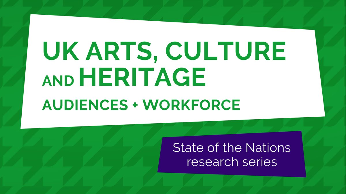 Today we launch ‘Arts, Culture and Heritage: Audiences and Workforce’ by @SocSciMcAndrew @DrDaveOBrien @markrt + Dr Ruoxi Wang. Supported by @AHRCpress and as seen on @Channel4News It uses census data to map the arts, culture + heritage workforce: pec.ac.uk/state_of_the_n… 1/4