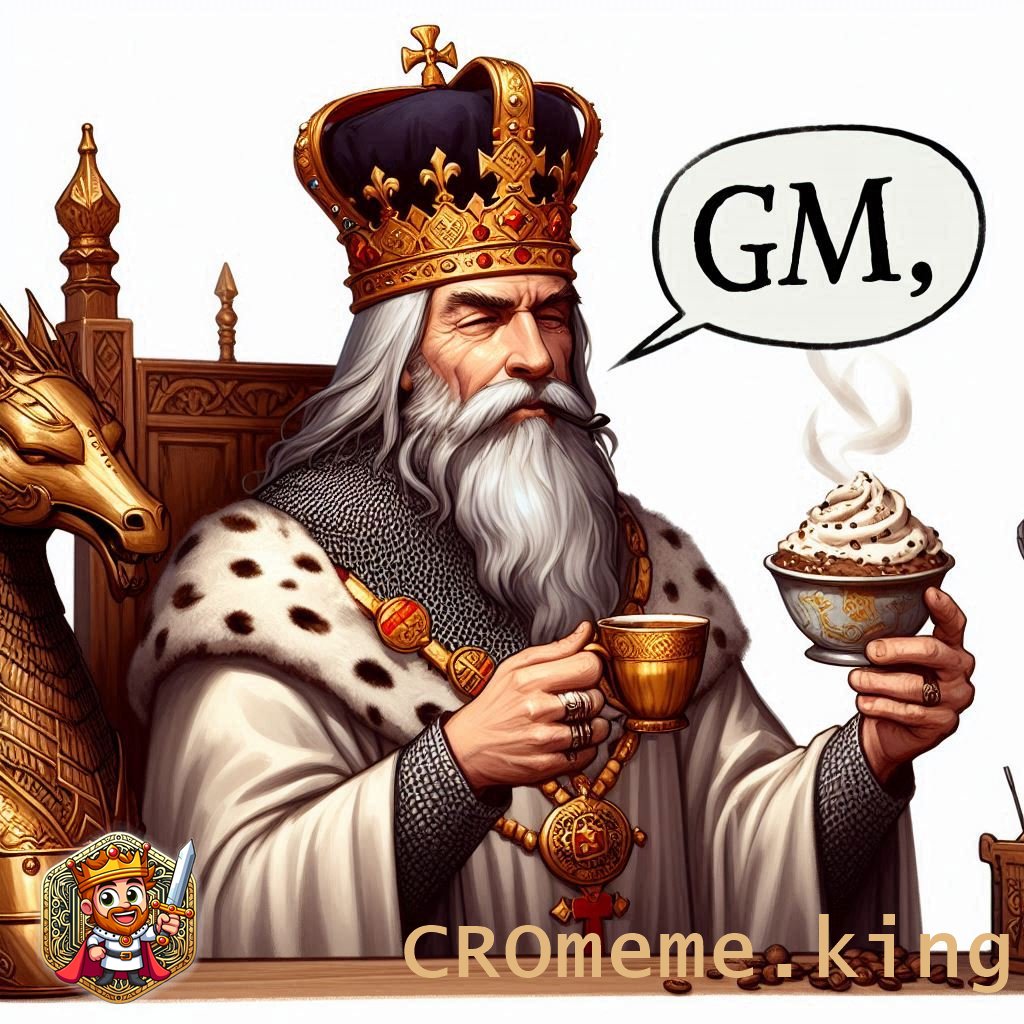 GM #Crofam ☀️☕️ Let's get it! 👑🔥 x.com/coin_bullish/s…