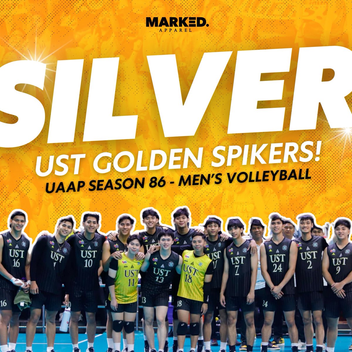 WE'RE PROUD OF YOU!💛

From starting as the fourth seed to clinching a silver finish, your journey this season has been nothing short of remarkable. Congratulations on your outstanding achievements and the progress you've made!

#GoUSTe #UAAPSeason86 #UAAPVolleyball  #USTvsNU