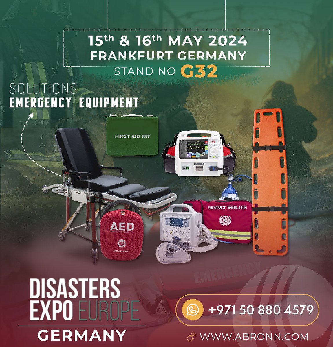 ✨Abronn FZE is excited to be at the Disasters Expo Europe showcasing our innovative healthcare solutions! 

#DisasterExpo #HealthcareSolutions #Innovation #abronnfze #mobileclinic #ambulance #medicalequipments #exhibition2024