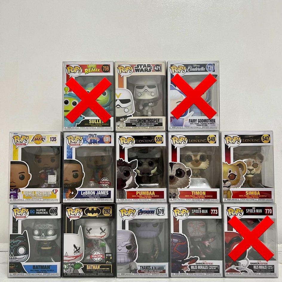 harucart12's tweet photo. ꒰ wts lfb funko pops ph ꒱ not treasure related ‼️

  ↪︎ prices on the thread
  ↪︎ all of them are in vvgc
  ↪︎ feel free to dm me if interested!

⌗ funko pops for sale ph https://t.co/0Jq4xsGhOt