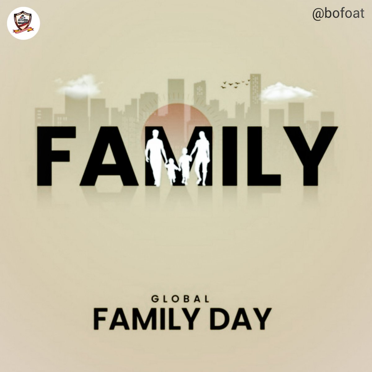 Celebrating the heart of our life journey—FAMILY! 

On this special day, embrace love, togetherness, and diversity🥰.Let's cherish every moment with our loved ones.

It's the 2024 International Day of Families.

#bofoat
#familyfirst 
#InternationalDayofFamilies 
#May15
