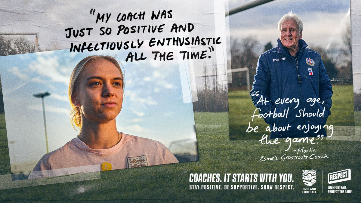 You can hear directly from our @England stars on the importance their grassroots coaches played on influencing and shaping their footballing journeys and setting them on the right path to a successful career: bit.ly/RespectISWY #ItStartsWithYou #EssexFootball