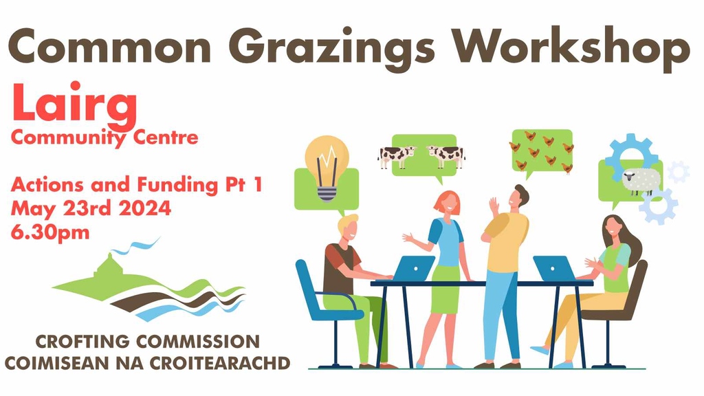 Calling all common grazings committees in Sutherland!   We're teaming up with FAS to deliver workshops to help you manage your common grazing effectively.   Sign up for a FREE place on their website: fas.scot #Lairg #GrazingsManagement #FreeWorkshops