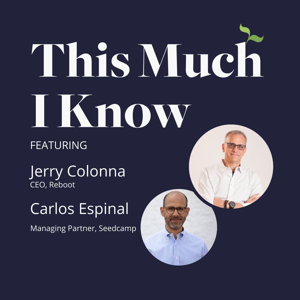 seedcamp's tweet image. 🎙️ In the latest episode of TMIK, @cee is joined by @jerrycolonna, Co-founder and CEO of @RebootHQ.

They discuss the societal implications of leadership decisions &amp;amp; the potential for VC to contribute positively to societal challenges.  

Tune in 🎧

sdca.mp/TMIK_JerryColo…