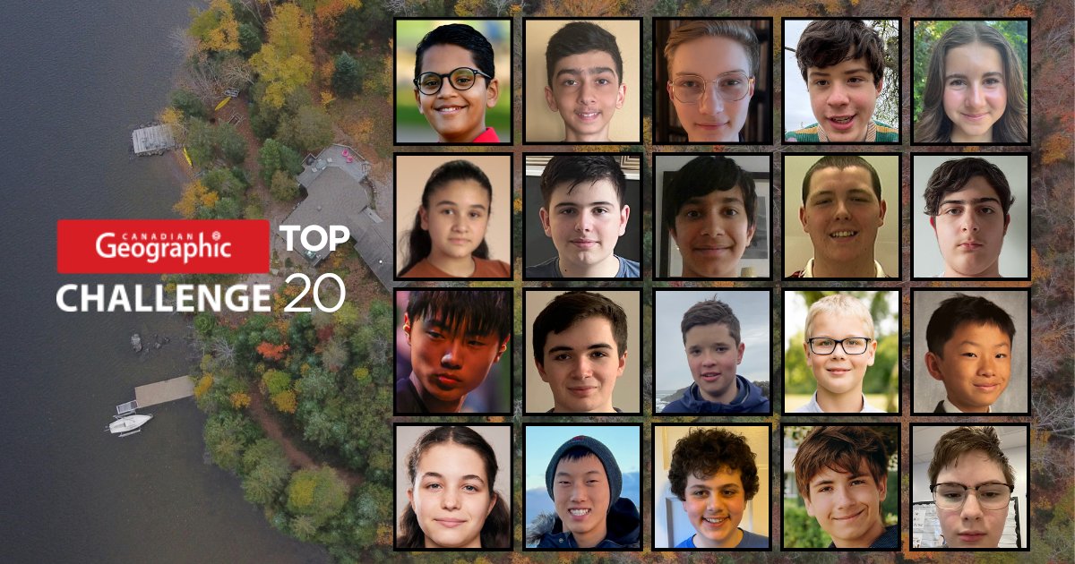 We are so proud of the Top 20 finalists in the 2024 Canadian Geographic Challenge! Congratulations to each and every student on their hard work and dedication, and best of luck with the remainder of the competition. bit.ly/3kvNyYu