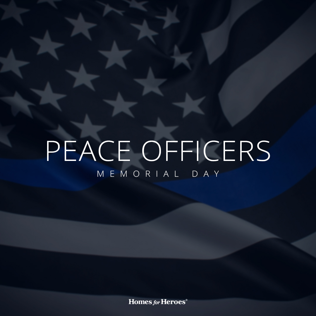 Reflecting on Peace Officers Memorial Day, a solemn tribute to those who made the ultimate sacrifice in service to our communities. Let's unite in remembrance and gratitude for their selfless devotion. #HomesforHeroes #PeaceOfficersMemorialDay #NeverForgotten #intownbill