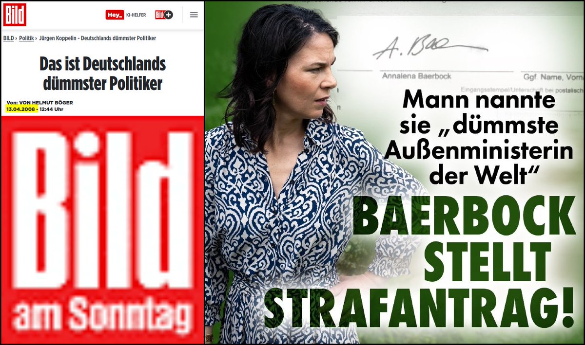 'Das ist Deutschlands dümmster Politiker', titelte die @BILD-Zeitung im Jahr 2008. Wie sich die Zeiten doch geändert haben ... Die aktuelle Story um Außenministerin @ABaerbock: ➡️ nius.de/articles/mann-…