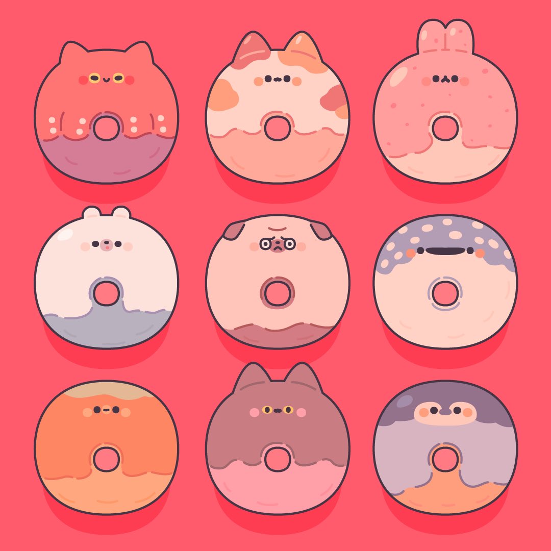 youmask's tweet photo. Donuts Animals 🍩
どうぶつどーなつ
#イラスト https://t.co/BFR6kYewxV