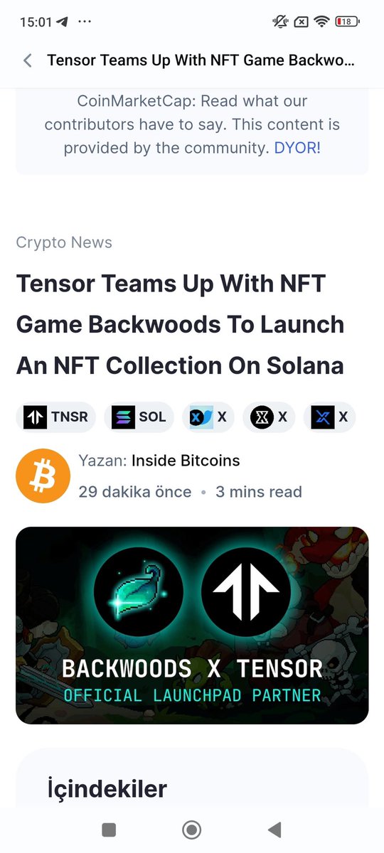 Good news for $TNSR 🙏
$TNSR will be #solananft king🚀🚀🚀