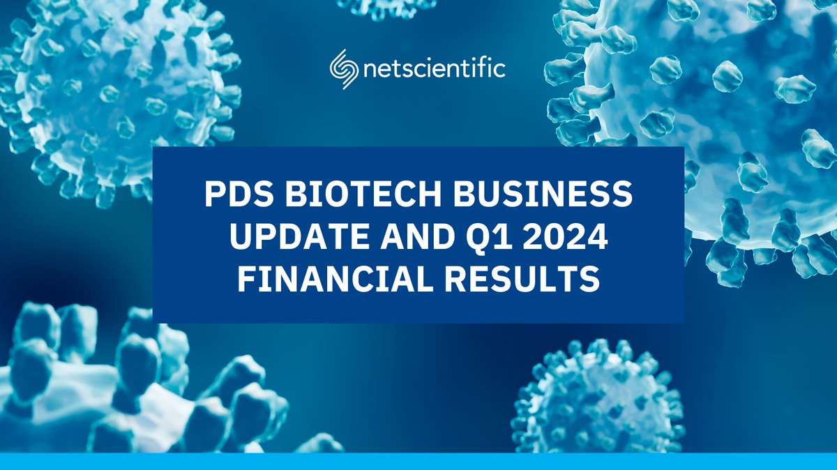 NetScientific (@netscientific) on Twitter photo NetScientific reports that its portfolio company, <a href="/PDSBiotech/">PDS Biotechnology</a>, in which it holds a 3.5% direct holding, today provided a business update, and reported financial results for the first quarter of 2024.
polaris.brighterir.com/public/netscie… NetScientific reports that its portfolio company, <a href="/PDSBiotech/">PDS Biotechnology</a>, in which it holds a 3.5% direct holding, today provided a business update, and reported financial results for the first quarter of 2024.
polaris.brighterir.com/public/netscie…