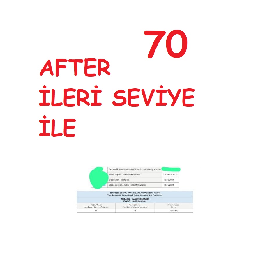 Mehmet Hocam tebrik ederiz, İleri Seviye programı ile 70 puana ulaştık ☺ . . . . #tijenhoca #ümithoca #yds #yökdil #yökdilsosyal #yökdilsağlık #yökdilfen #eyds #2024eYÖKDİLSonuç #ankaradilakademisi #ADA