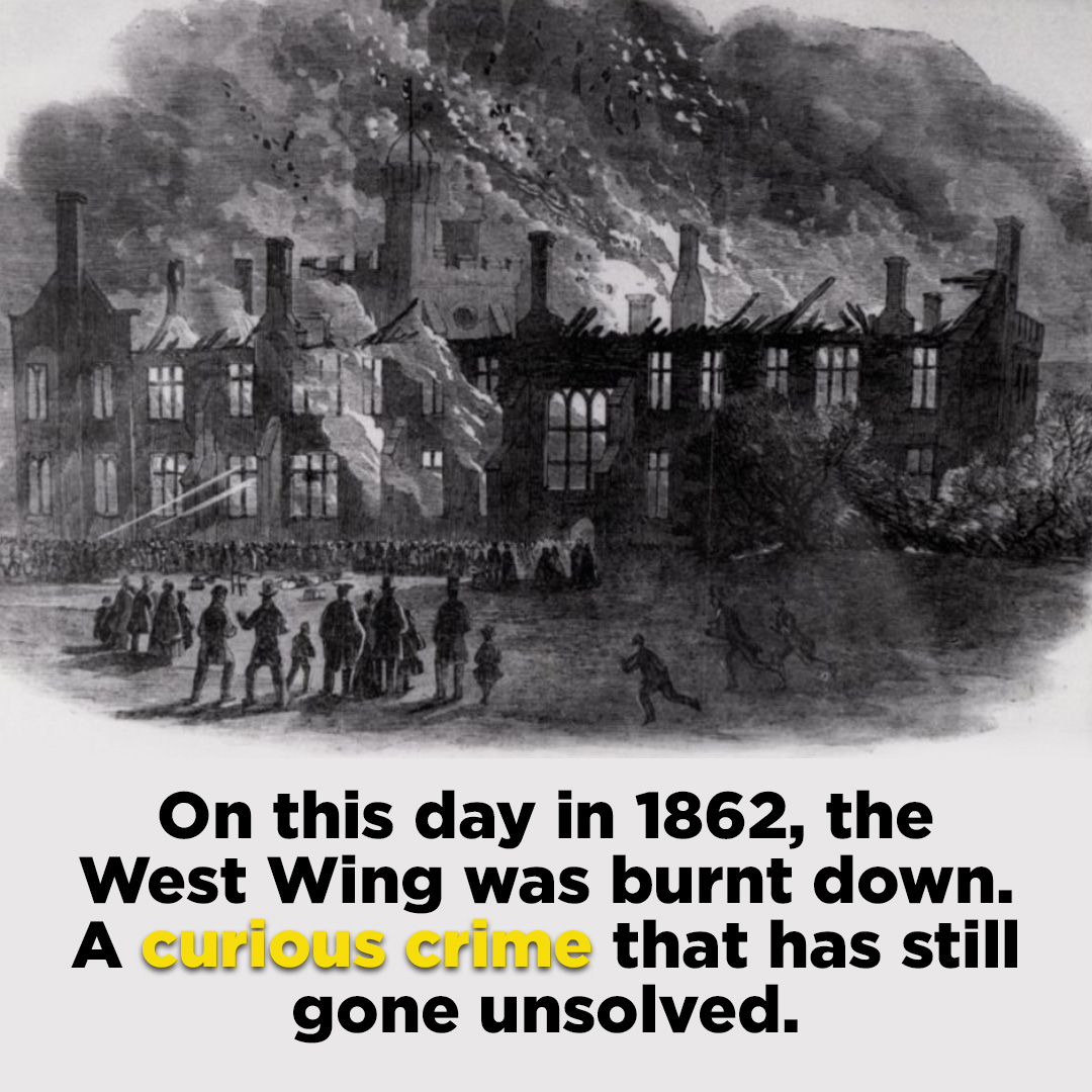 On this day in 1862 the West Wing was burnt down. A motive, a method, & an opportunity existed for every suspect in this case. Notable suspects included the 53-year-old head of UCC, Robert Kane, as well as a porter, a steward, & priests Read more here shorturl.at/egEQU