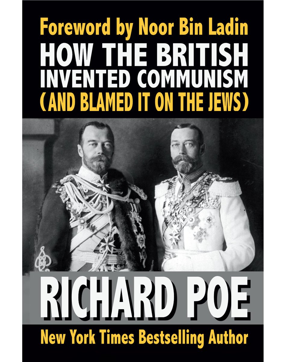 My new book is out. HOW THE BRITISH INVENTED COMMUNISM (AND BLAMED IT ON THE JEWS) Foreword by the great @NoorBinLadin Paperback: amazon.com/dp/B0D46BB4WV Ebook: amazon.com/dp/B0D45WSJDR