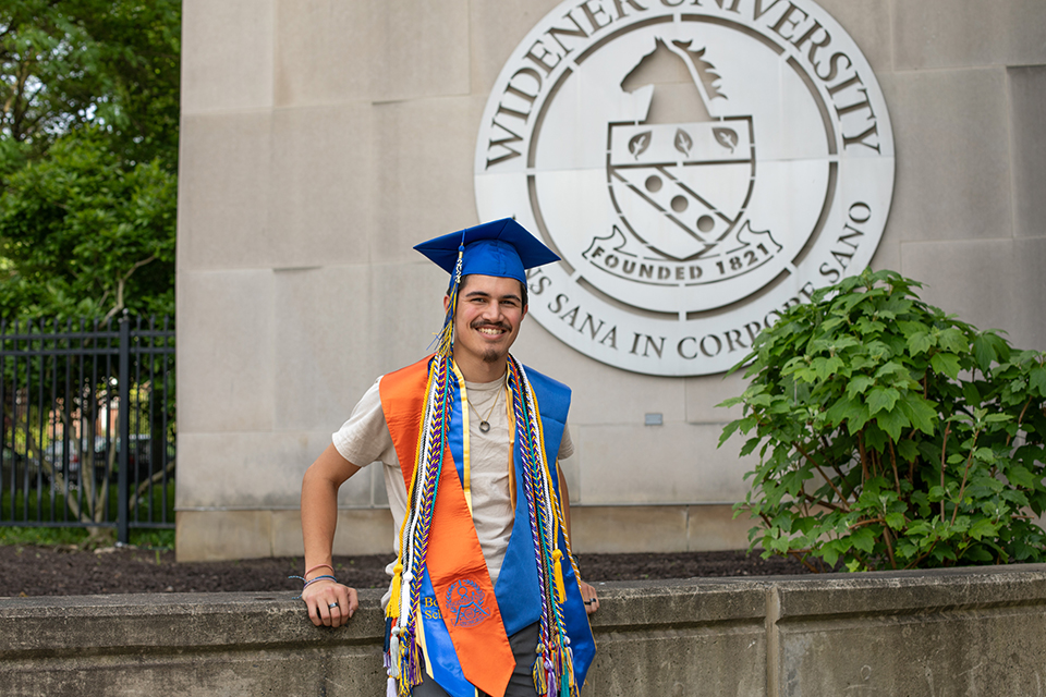 Leo-Paul Wahl, a biomedical engineering student, received this year’s President’s Award for his academic excellence & service-centered leadership in student organizations across campus. Read more about his remarkable journey: widener.edu/news/news-arch…