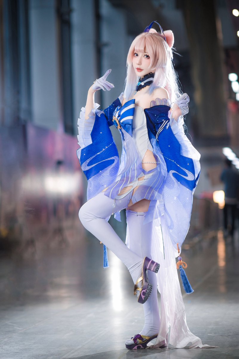 ssf91ss's tweet image. 珊瑚宫心海
出镜：仙女月

#cos #cosplay #珊瑚宫心海 #原神 #美腿