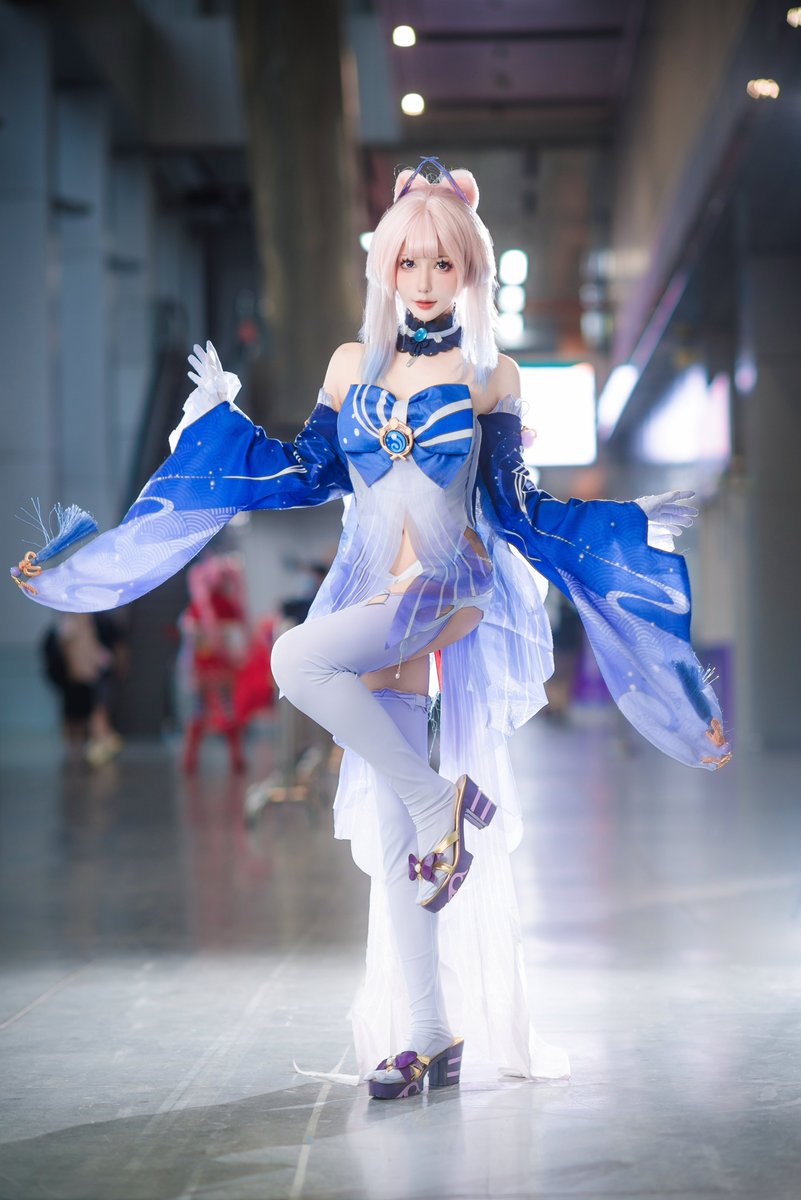 ssf91ss's tweet image. 珊瑚宫心海
出镜：仙女月

#cos #cosplay #珊瑚宫心海 #原神 #美腿