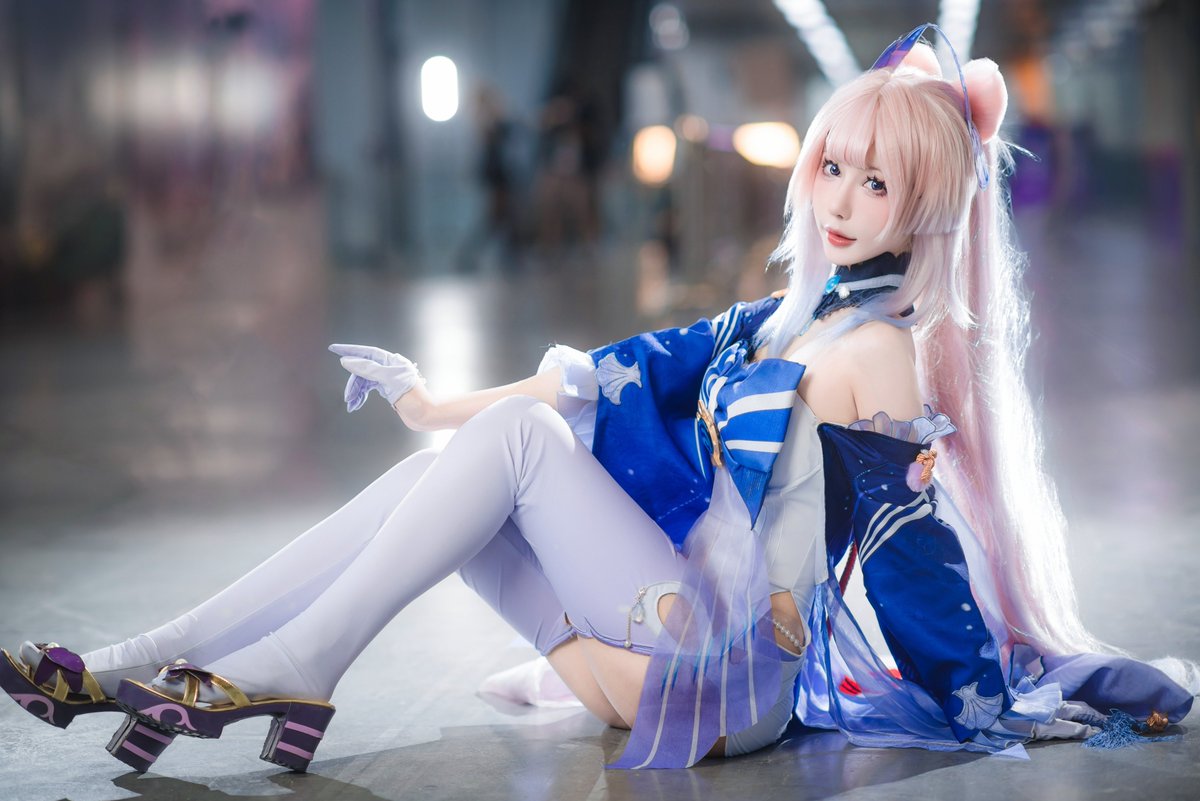 ssf91ss's tweet image. 珊瑚宫心海
出镜：仙女月

#cos #cosplay #珊瑚宫心海 #原神 #美腿