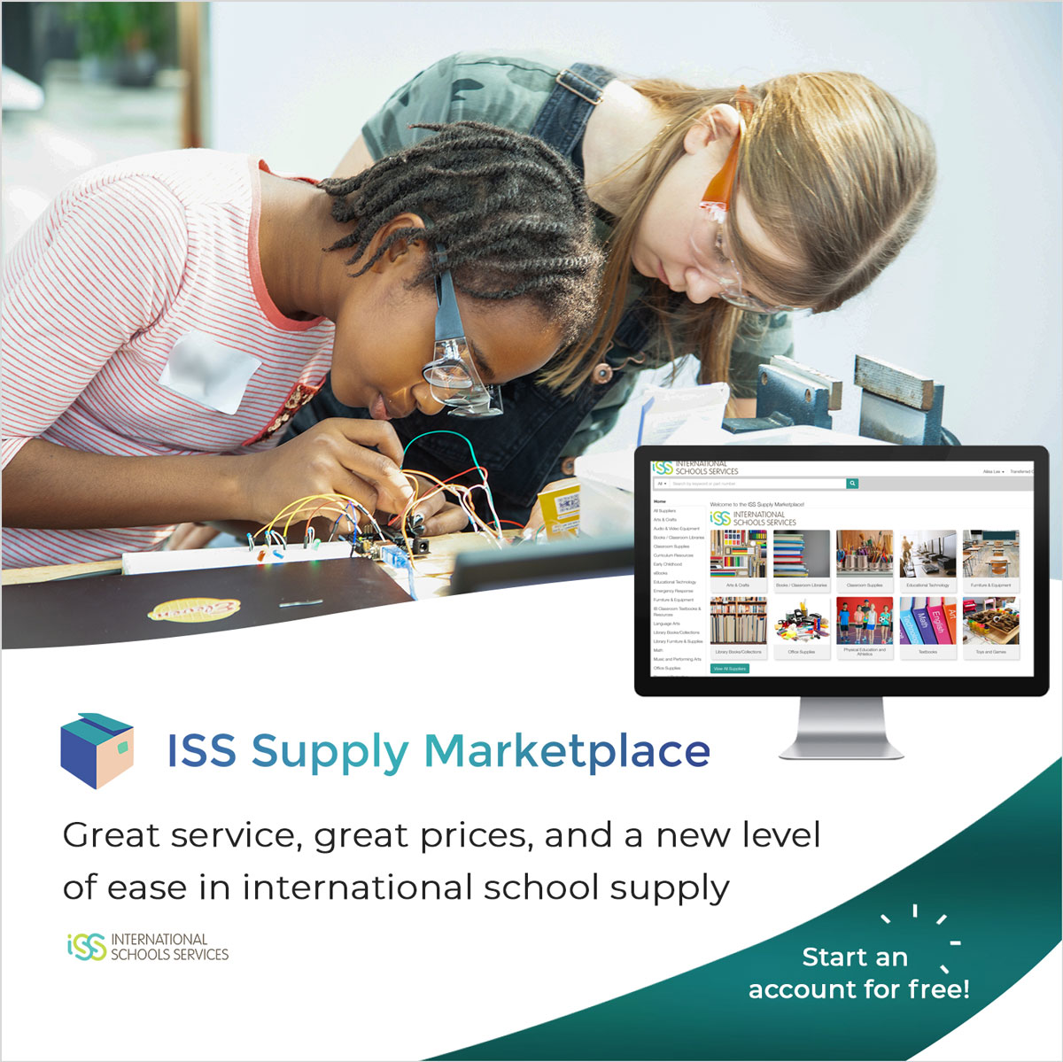 Forgot to order something for the 2024-25 school year? We can help! Enjoy hallmark customer service with the ISS School Supply team, plus save time and budget with the ISS Supply Marketplace. Get started for free at iss.education/supply #ISSedu #SchoolSupply