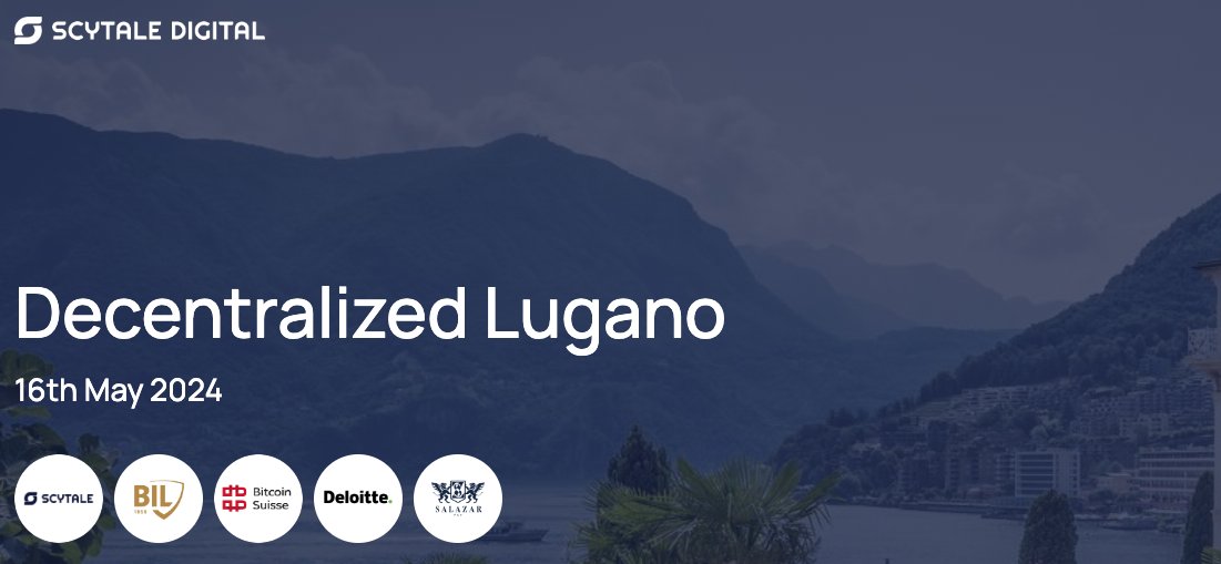 Nick from Ajuna is attending the @scytaledigital Decentralized Lugano event this week ✅ The event aims to explore the potential of Web3 technologies and their impact on various sectors, fostering discussions and collaborations among industry leaders 🤝 #Blockchain #Innovation