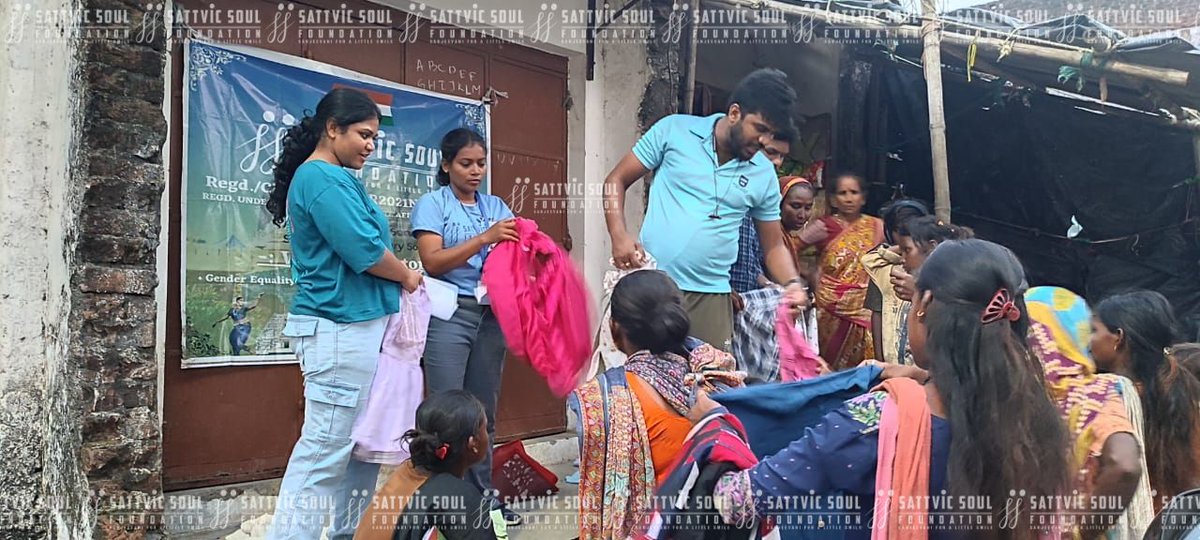 Clothes Distribution,Berhampur

Team @SATTVIC_SOUL was dilighted to distribute gently used clothes among the needy people that will not only create a sense of social gratification but also promotes sustainability ♻️
#EqualityForAll
@Ganjam_Admin 
@ZP_Ganjam
@CSR_India
@TISSpeak
