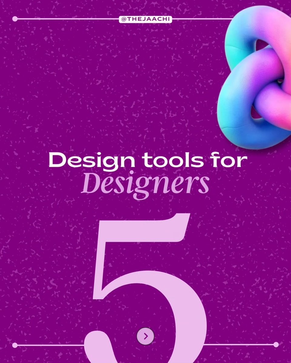 thejaachimma's tweet image. Stimulate your creative toolbox with these 5 must-have design tools. Swipe through and elevate your design game today.

Made with @canva

#theJaachi #DesignTools #CreativeEssentials #Canva #canvadesign