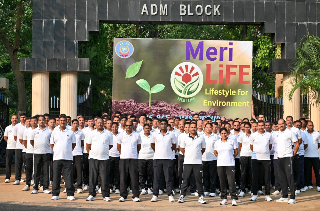 Today, 106BNRAF hosted a marathon to promote awareness for the upcoming International Environment Day as part of the 'Meri Life' program. Let's run towards a greener future together! 🌿🏃‍♂️🌍 #MeriLife #GreenAction