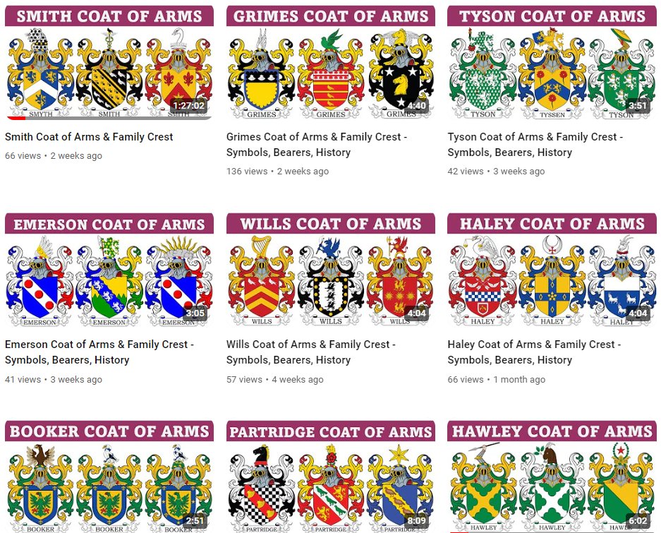 SUBSCRIBE to our YouTube Channel, over 600 videos and counting:
youtube.com/@CoatofArmsDat…