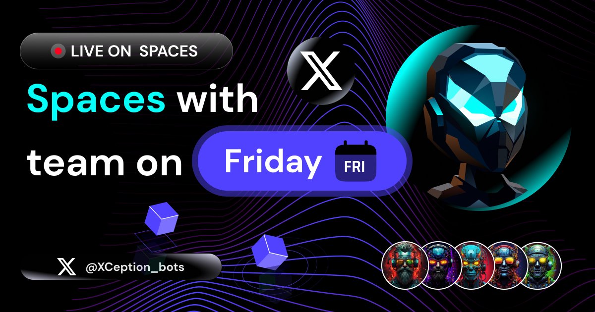 Catch us this Friday for a weekly update Date: 17/05/24 Time: 9pm CET 📍: x.com/i/spaces/1eaKb…