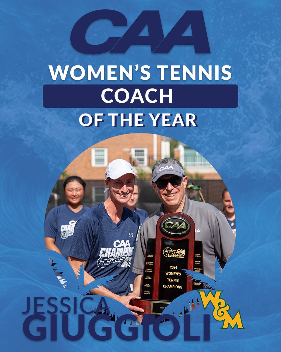 🎾 Women's #CAATennis Coach of the Year: Jessica Giuggioli, @WMTribeWTennis 

➡️ bit.ly/3wrVkwj