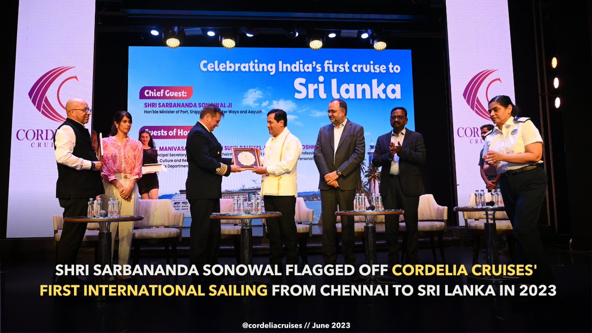 Cordelia Cruises (@cordeliacruises) on Twitter photo As we prepare for another season of sailings from #Chennai, we recall memorable flag-off ceremonies—From #TamilNadu Chief Minister <a href="/mkstalin/">M.K.Stalin</a>'s presence in 2022 to the inaugural sailing to #SriLanka, led by Shipping Minister <a href="/sarbanandsonwal/">Sarbananda Sonowal</a> in 2023. As we prepare for another season of sailings from #Chennai, we recall memorable flag-off ceremonies—From #TamilNadu Chief Minister <a href="/mkstalin/">M.K.Stalin</a>'s presence in 2022 to the inaugural sailing to #SriLanka, led by Shipping Minister <a href="/sarbanandsonwal/">Sarbananda Sonowal</a> in 2023.