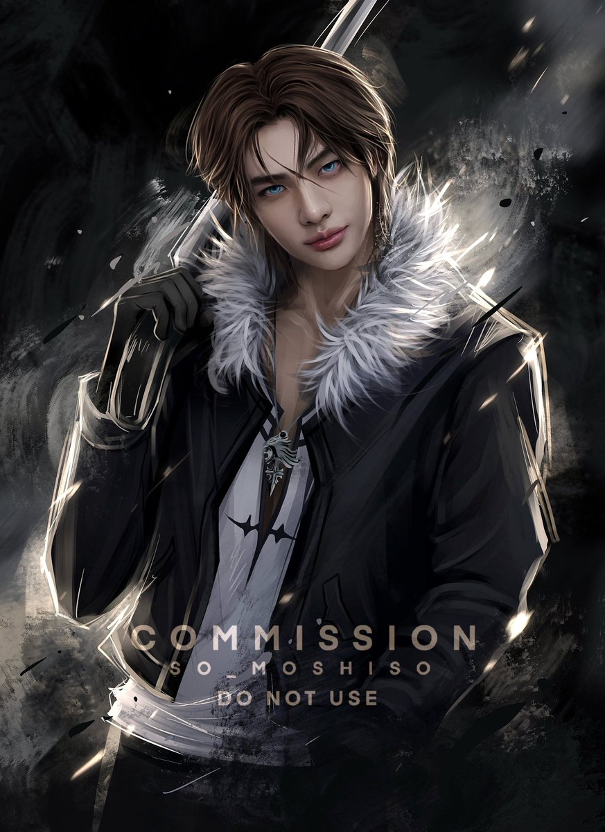 Hyunjin x Squall Leonhart

COMMISSION #StrayKids #Hyunjin #FinalFantasy #SquallLeonhart #Commission #digitalart #commissionopen