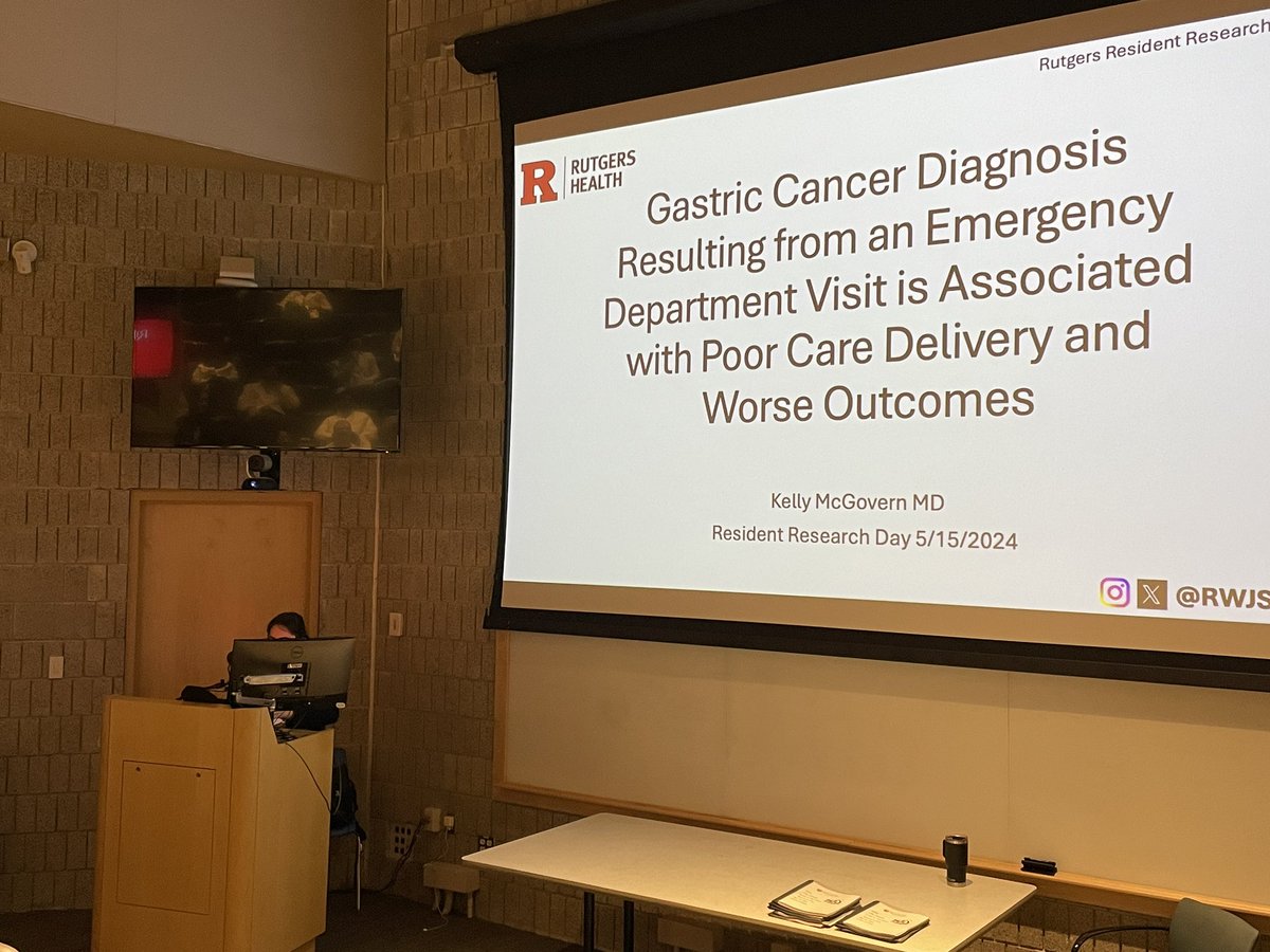 Haejin In (@hinmd) on Twitter photo Great job by Dr <a href="/kellymcgov/">Kelly McGovern, MD</a> at @RWJsurgery resident research day examining the increased mortality of patients who present to the ED to eventually get diagnosed with #gastriccancer compared to those who present elsewhere. Work is need to improve outcomes for ED presenting pts! Great job by Dr <a href="/kellymcgov/">Kelly McGovern, MD</a> at @RWJsurgery resident research day examining the increased mortality of patients who present to the ED to eventually get diagnosed with #gastriccancer compared to those who present elsewhere. Work is need to improve outcomes for ED presenting pts!