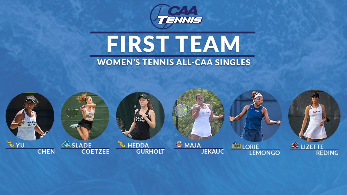 🎾 Congratulations to the Women's #CAATennis First Team All-CAA Singles

bit.ly/3wrVkwj
