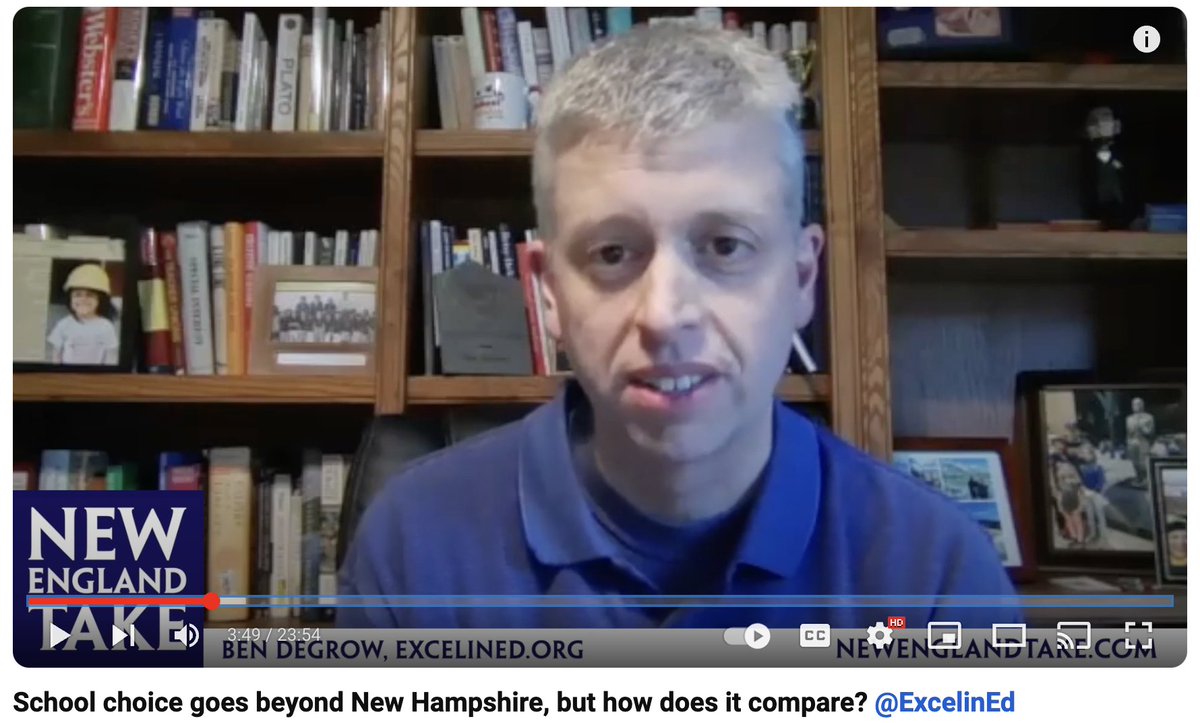 Our education choice expert @bendegrow sat down this week for a chat with @newenglandtake about #schoolchoice in the Granite State! #newhampshire #EFA 

youtube.com/watch?v=rq-5pu…
