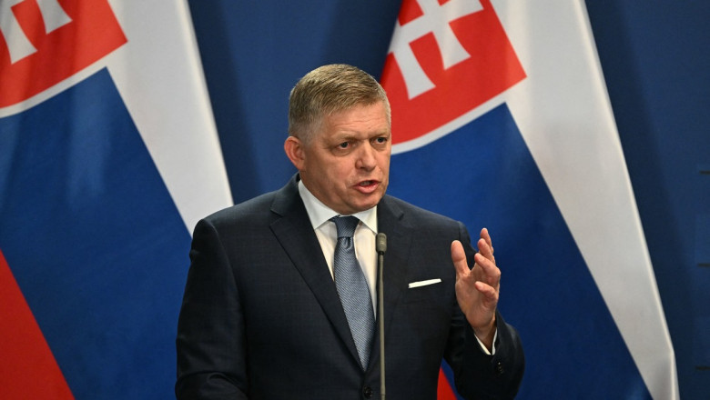 Multiple gunshots at Slovakian prime minister, Robert Fico. He has been transported at the hospital. He has been known to be a friend of Putin, euro-skeptic, friend of Hungarian PM Viktor Orban. A populist 4th time as PM, last time in office has resigned after a journalist was
