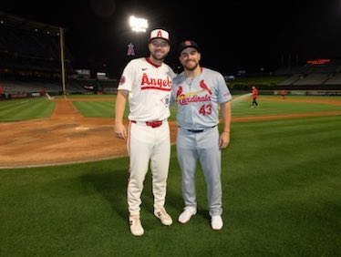 On Tuesday night, @NSchanuel and @PedroPages17 became the first former Owls to start in the same Major League game! Nolan finished 2-4 with an RBI and Pedro recorded his first big league hit… a bases-clearing 3-RBI double! #WinningInParadise 🦉