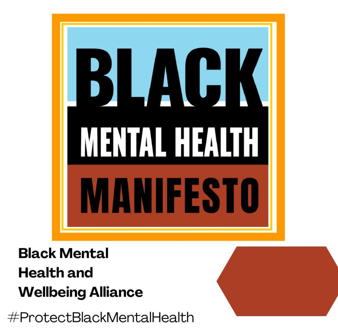 ma_consults's tweet photo. We Are Proud To Support ✊🏾

The Black Mental Health Manifesto sets out the actions needed by the Government, the NHS, schools and others to eradicate systemic racism and improve Black people’s mental health.

Link In Bio to read 🧡 https://t.co/ronixRAfvU