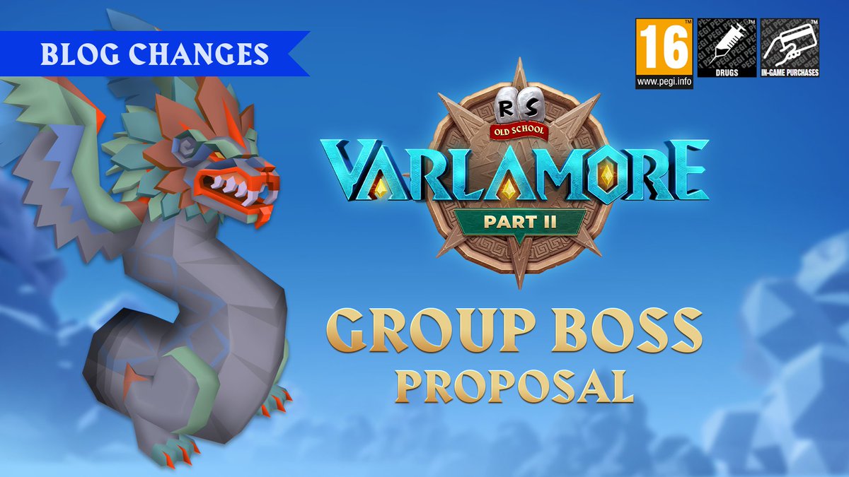 ⛰️We’ve checked in with the Dwarves and made some changes to the Group Boss: 🐲 The boss is now a Draconic creature 🪄 The Duelling Wand has gone through a rework ❓ A new reward has been added 🌿 Changes to the new potion 🔗 osrs.game/Varlamore-Grou…